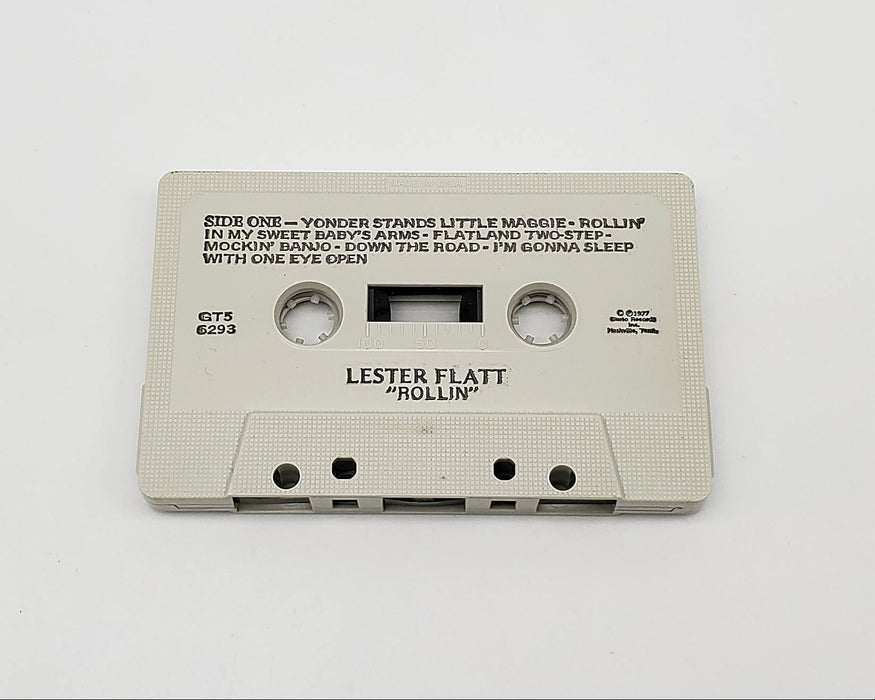 Lester Flatt Rollin' Cassette Tape Album Gusto Records, Inc. 1976 PO-293 4
