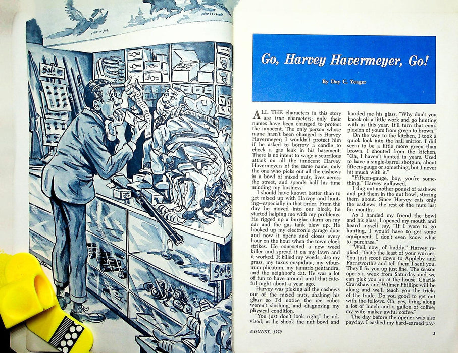 Pennsylvania Game News Magazine August 1970 Harvey Havermeyer Back Country Motor