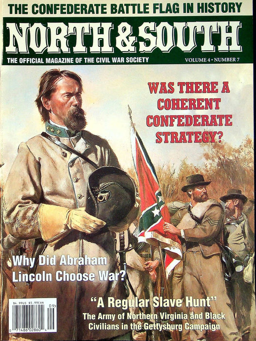 North & South Magazine Vol 4 #7 2001 Confederate Strategy & Flag History