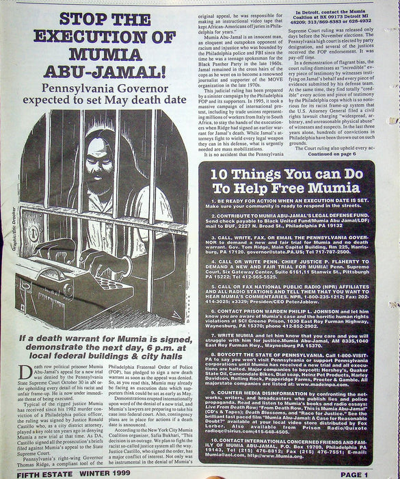 Fifth Estate 1999 Vol 34 # 1 Mumia Abu-Jamal, Anarchy in Toronto