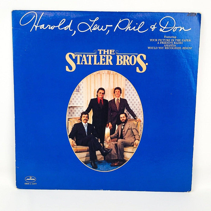 The Statler Brothers Harold, Lew, Phil & Don Record 33 RPM LP Mercury 1976 1