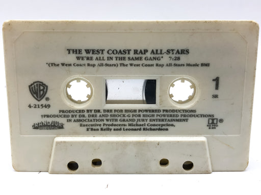 We're All in the Same Gang West Coast Rap All-Stars Cassette Maxi-Single 1990 1