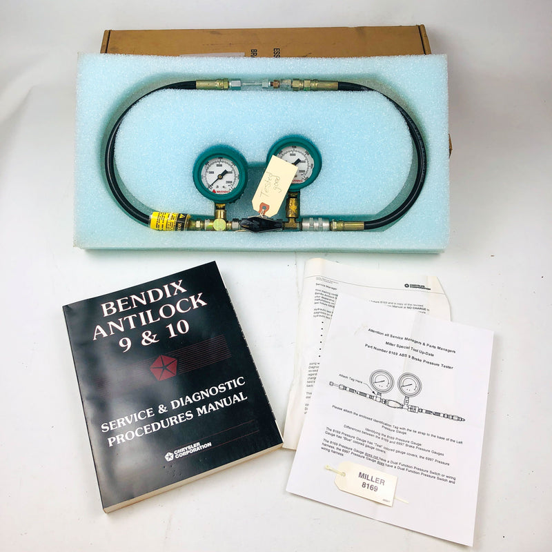 Miller Special Tools 8169 Brake Pressure Tester Anti Lock With Manual New NOS