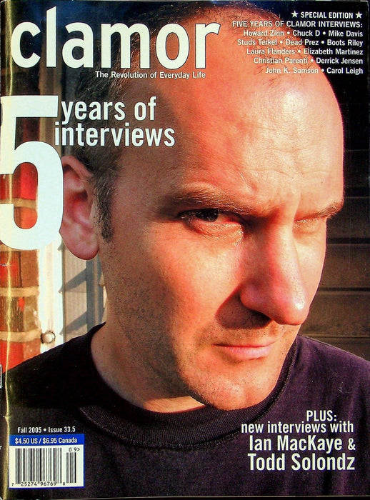 Clamor Magazine 2005 No. 33.5 5yrs of interviews Howard Zinn, Chuck D & More 1