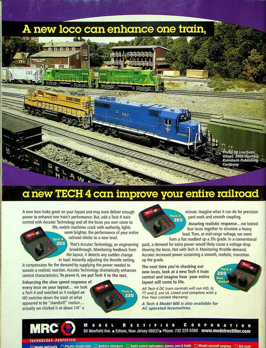 Model Railroader Magazine August 2005 Vol 72 No 8 Build Our Sectional G Scale