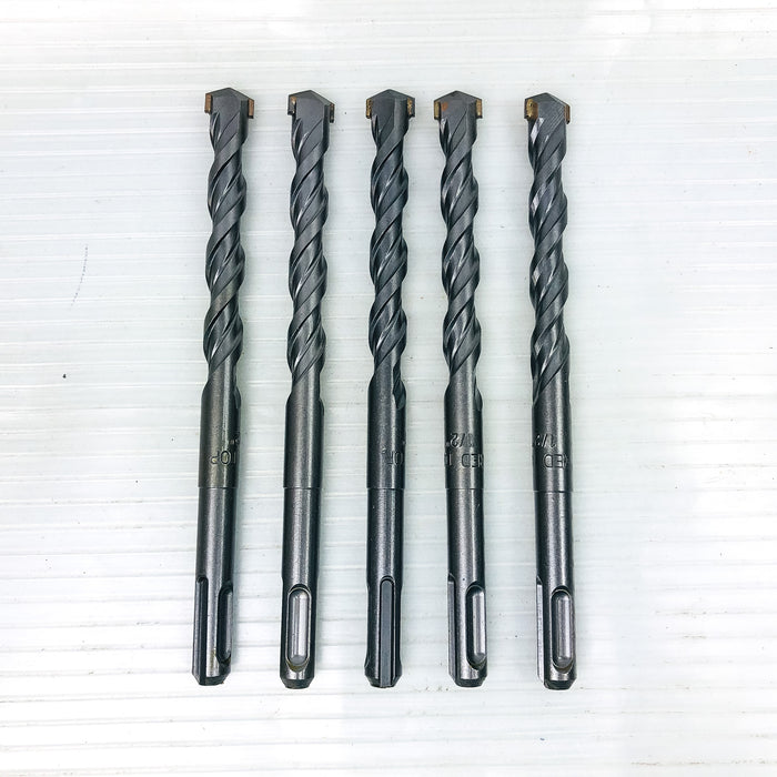 5pk Hammer Drill Bits 1/2"x6" SDS Plus 3.5" LOC Carbide Tip Rotary Concrete