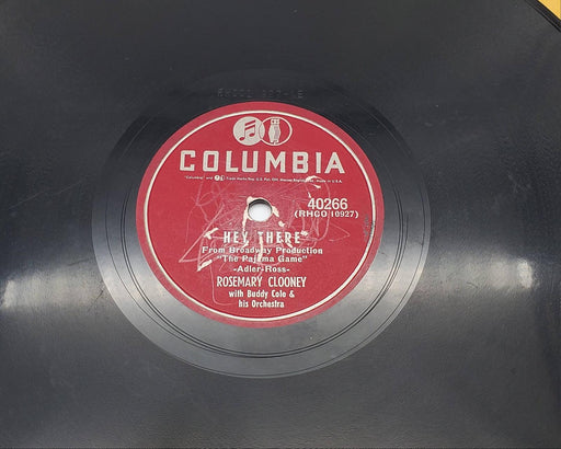 Rosemary Clooney Hey There / This Ole House Single Record Columbia 1954 40266 1