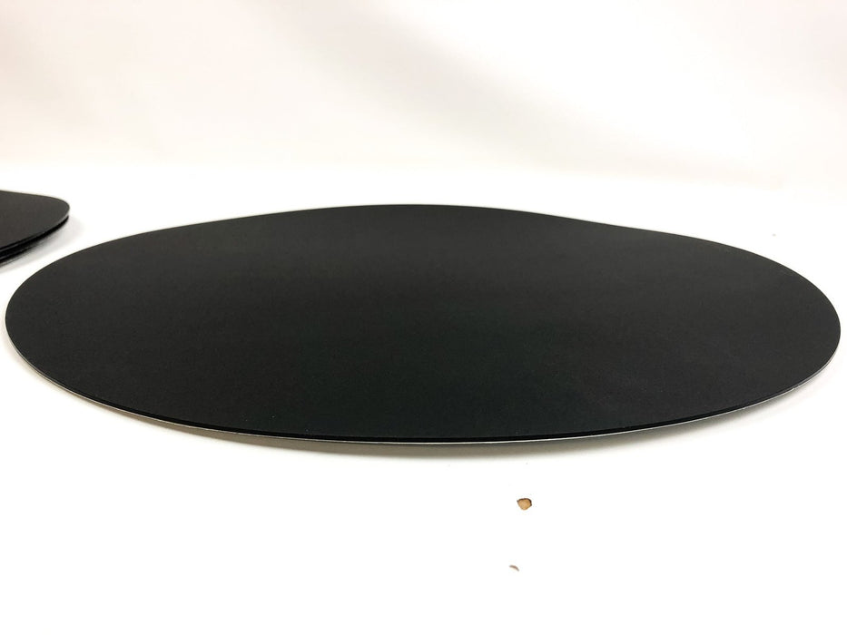 5PK Black Acrylic Circle Discs Round Plexiglas Laser Cut Sheet 16" Diameter 7