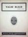 Valse Bleue Sheet Music Alfred Margis Piano Song Music Sales Corp New York 1