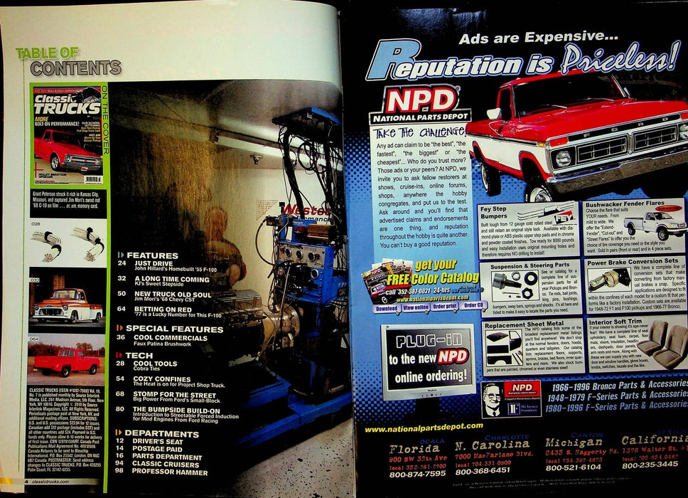 Classic Trucks Magazine July 2010 Vol 19 No 7 Old School Lettering Bolt On DIY