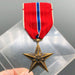 Vintage Bronze Star Medal Award Ribbon Military Heroic Meritorious Achievement 8