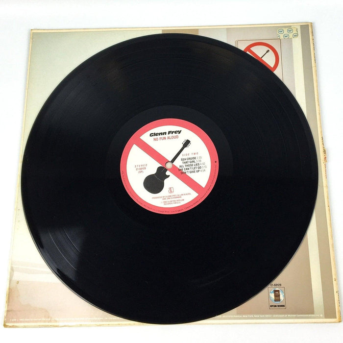 Glenn Frey No Fun Aloud Record 33 RPM LP E1-60129 Asylum Records 1982 5