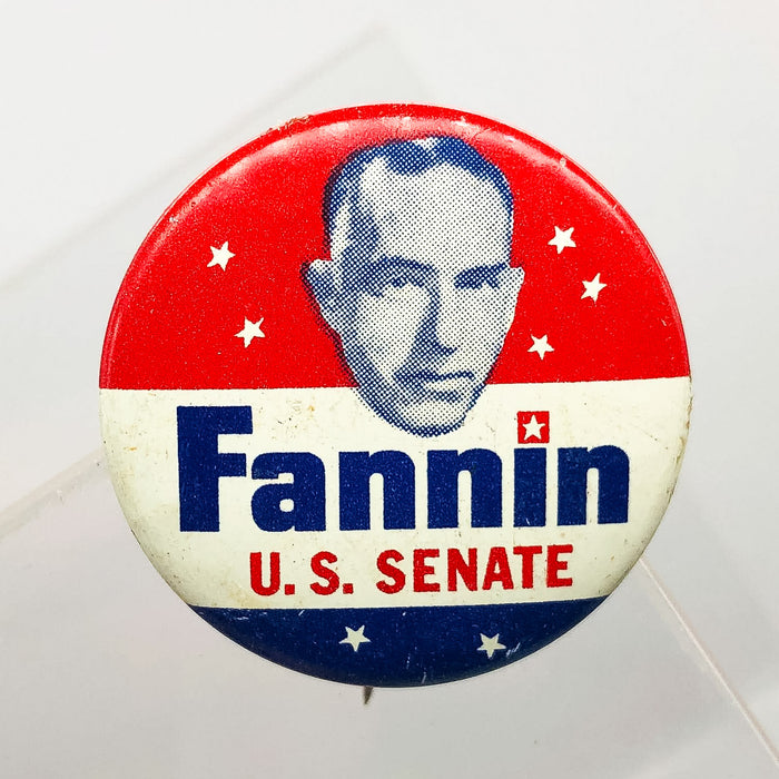 Fannin U.S. Senate Button Pin 1" Political Campaign Paul Arizona Republican 2