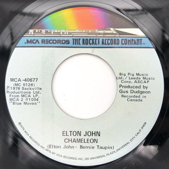 Elton John Bite Your Lip Get up and dance! Record 45 Single MCA-40677 MCA 1976 4