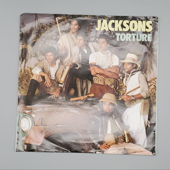 The Jacksons Torture Single Record Epic 1984 34-04575 1