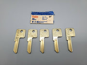 5x Yale EN8 Key Blanks GH Keyway Nickel Silver 5 Pin NOS 3