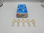 5x Yale RN13 1/2 Key Blanks JH Keyway Nickel Silver 5 Pin NOS 3