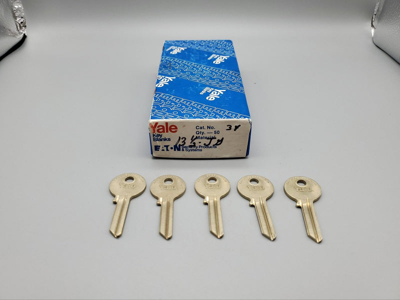 5x Yale RN13 1/2 Key Blanks JH Keyway Nickel Silver 5 Pin NOS 3