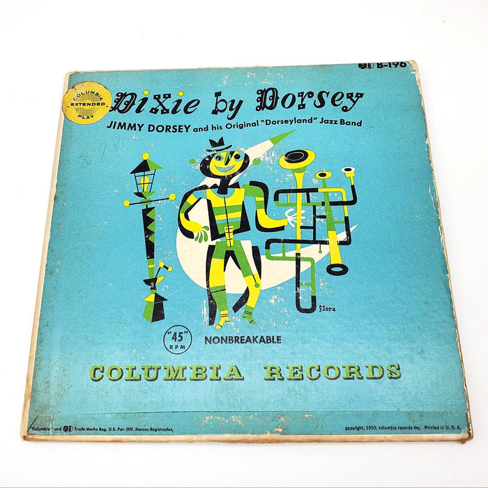 Jimmy Dorsey & Dorseland Band Dixie By Dorsey 2x EP Record Columbia 1950 B-196 1