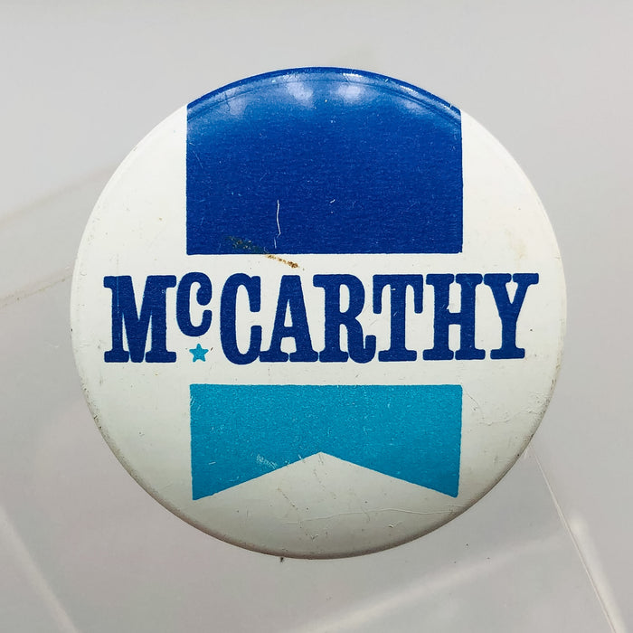 McCarthy Button Pin 1.31" Vintage Political Campaign US Senator Eugene E. Horn 8