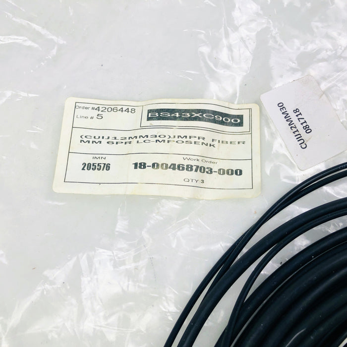 Senko 205576 Premium Unibody Connector Optical Fiber Cable LCMPOSENK CUIJ12MM30