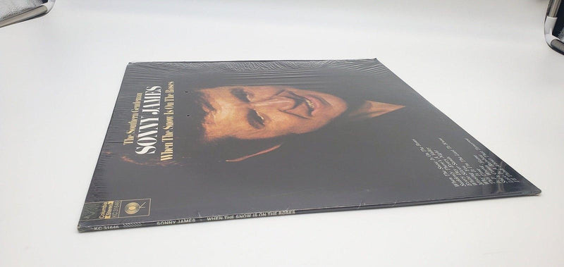 Sonny James When The Snow Is On The Roses 33 RPM LP Record Columbia 1972 3