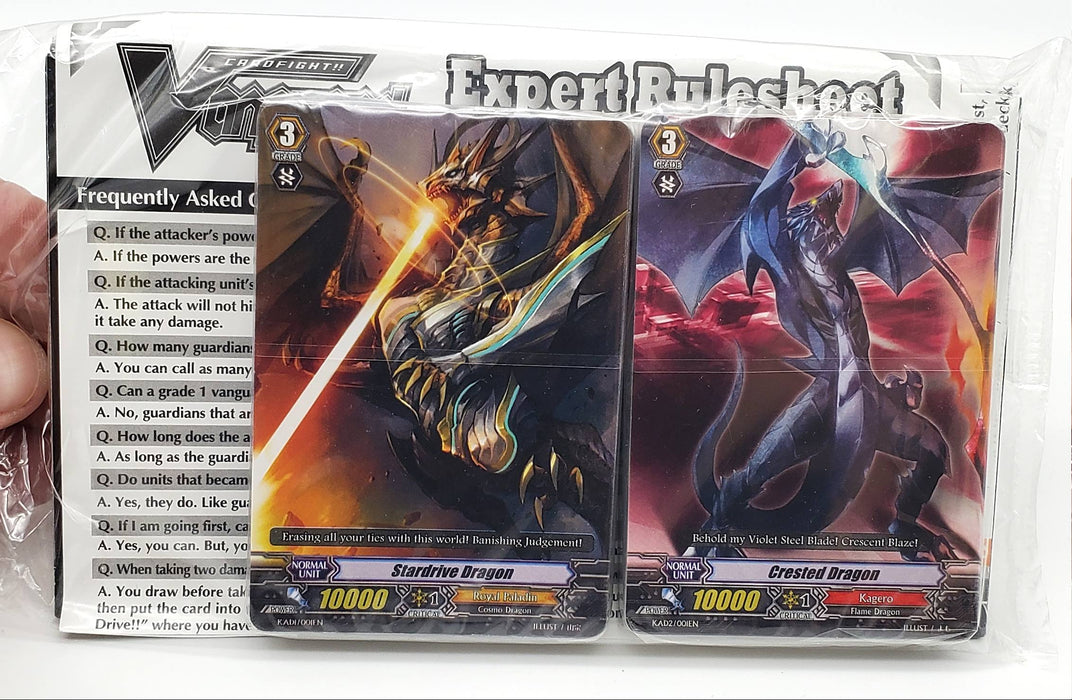 Cardfight Vanguard Promo Flash Decks Stardrive Dragon & Crested Dragon SEALED