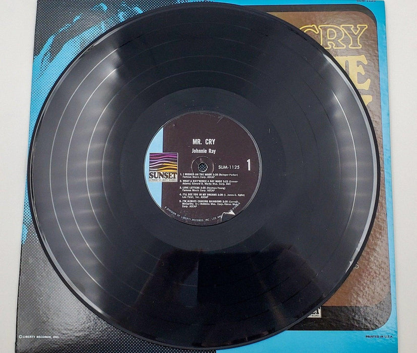 Johnnie Ray Mr. Cry 33 RPM LP Record Sunset 1966 | SUM-1125 NM- 5