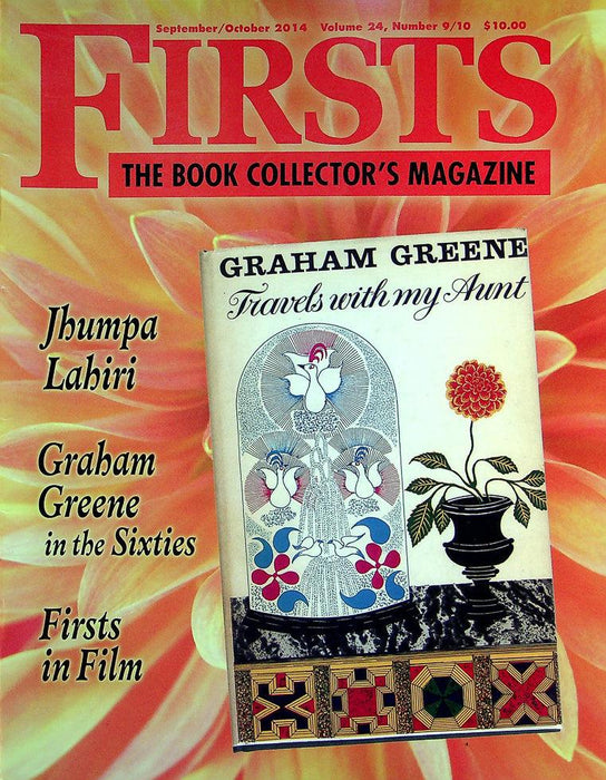 Firsts Magazine October 2014 Vol 24 No 9/10 Jhumpa Lahiri