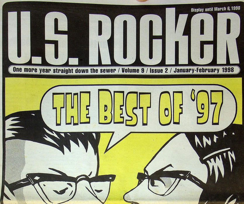 U.S Rocker Magazine Vol 9 No.2 1998 The Best & Worst of 1997