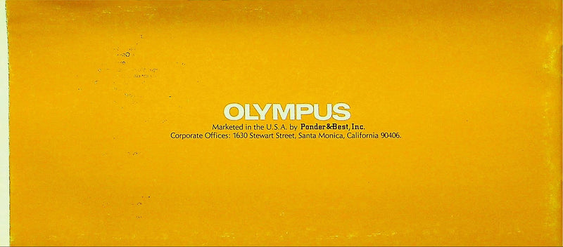 Vintage Olympus OM Camera Systems Brochure Fully Automatic OM-2