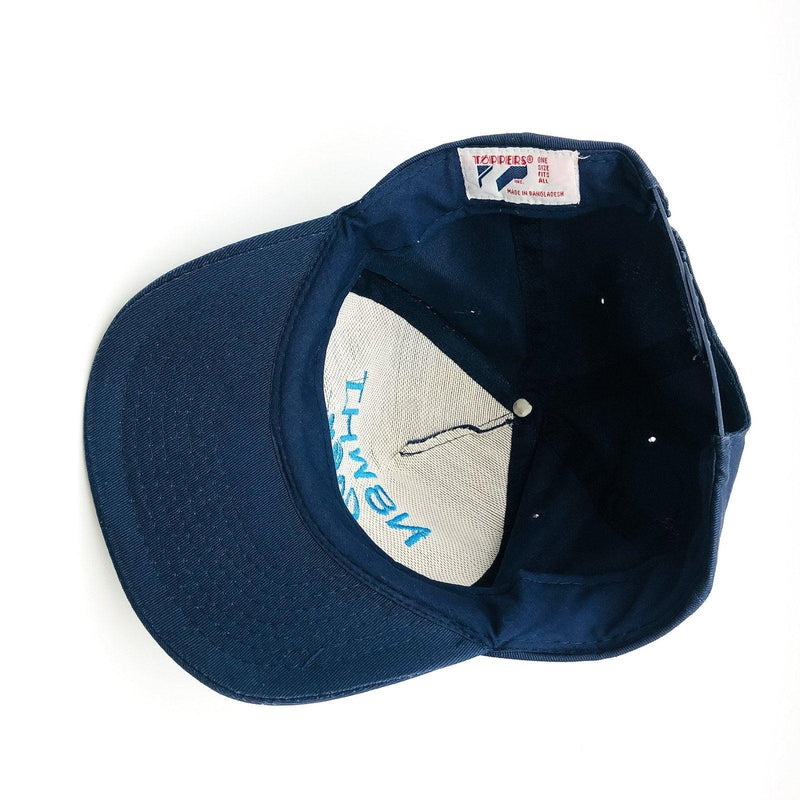 Vintage Radio Station Trucker Hat Snapback Cap Cleveland Ohio N8WHT John Blue 7