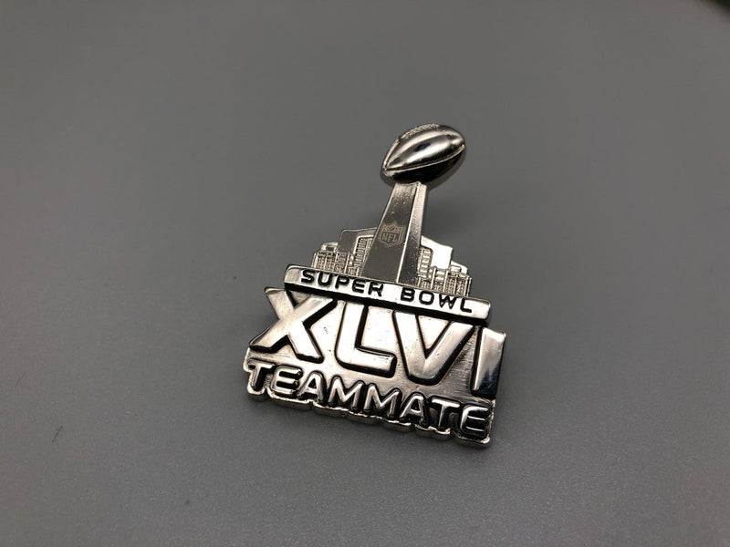 Super Bowl XLVI Teammate Collectible Pin Lombardi Trophey Design NFL Football 6