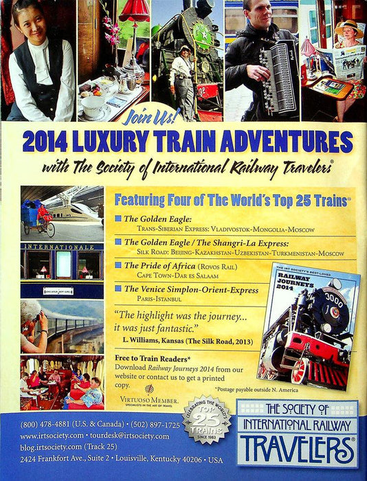 Trains Magazine January 2014 Vol 74 No 1 Trackside On The SF Peninsula