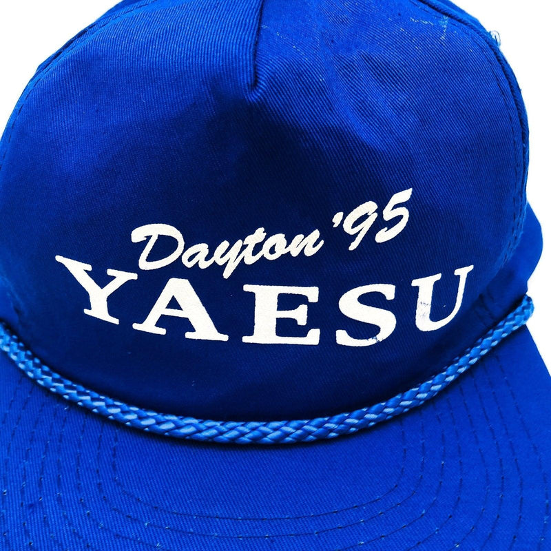 Vintage Yaesu Trucker Hat Snapback Ham Radio Dayton Ohio 1995 Blue Cobra Cap 2 2