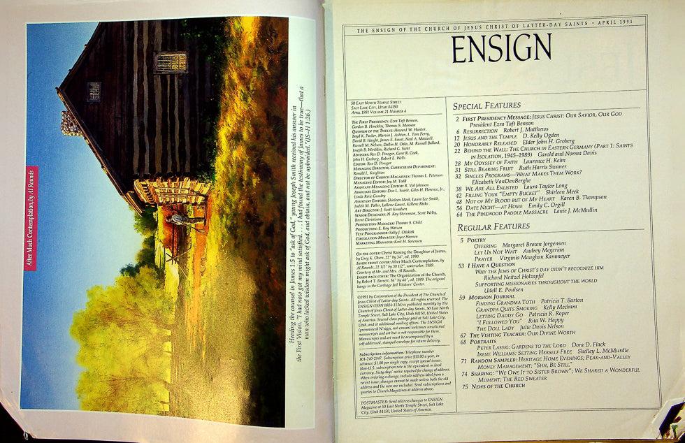 Ensign Magazine April 1991 Vol 21 No 4 The Power Of Christ, The Berlin Wall 2