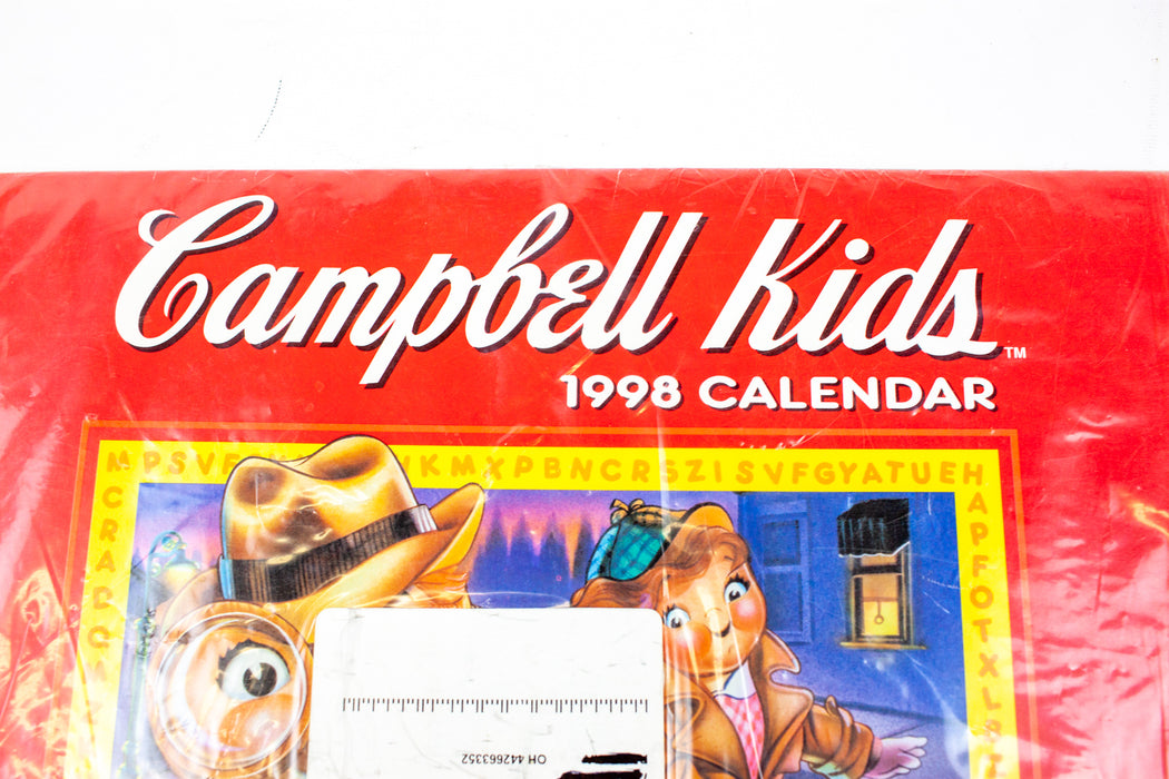 1998 Campbell's Tomato Soup Kids Wall Calendar "Souprises" - 12"x11" | NEW