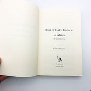 Out of Isak Dinesen In Africa Paperback Linda Donelson 1995 Biography Homes 6