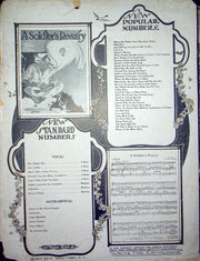 Sheet Music There'll Come A Time Walter King Earl Burtnett 1918 A J Stasny 3