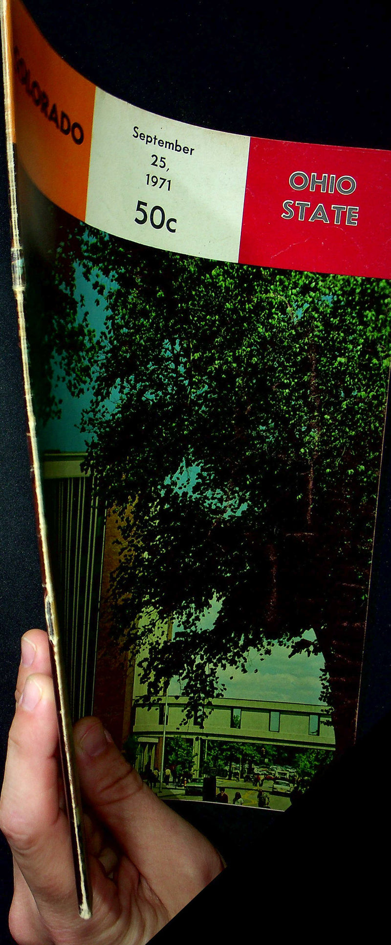 OSU Buckeye Football Program Sep 25 1971 Vs. University of Colorado Buffaloes