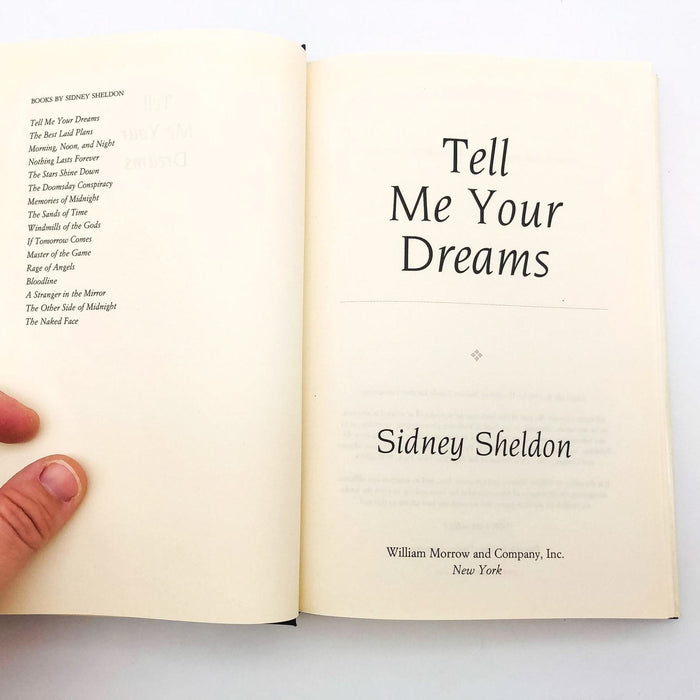 Tell Me Your Dreams Hardcover Sidney Sheldon 1998 1st Edition Women Murderers 7