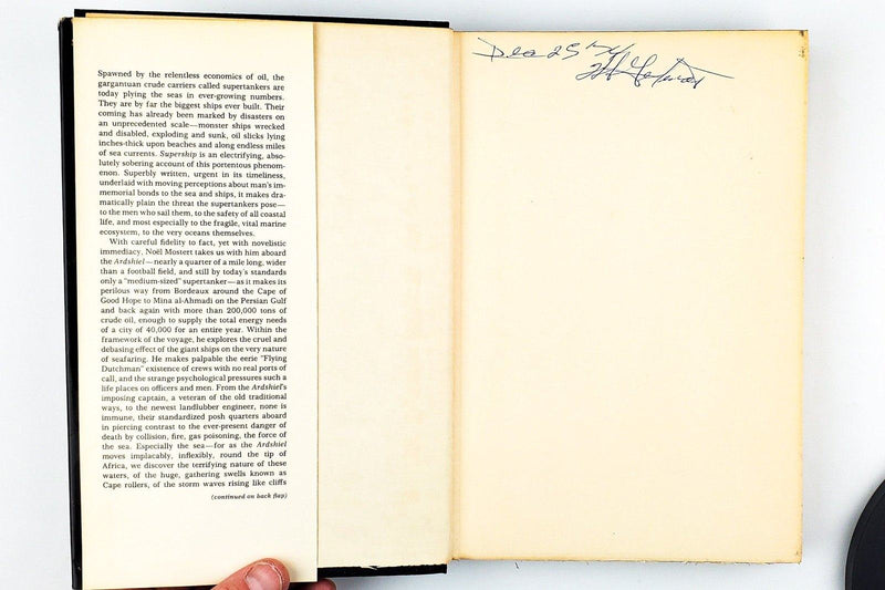 Supership Noel Mostert 1974 Alfred A. Knopf Life Aboard a Supertanker 3