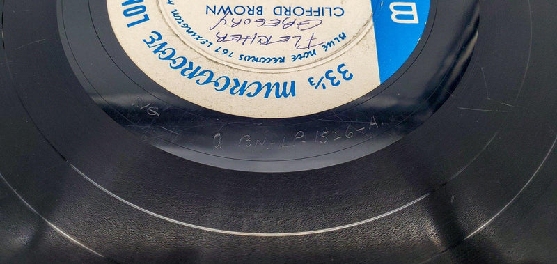 Clifford Brown Memorial Album 33 RPM LP Record Blue Note 1956 BLP 1526 6