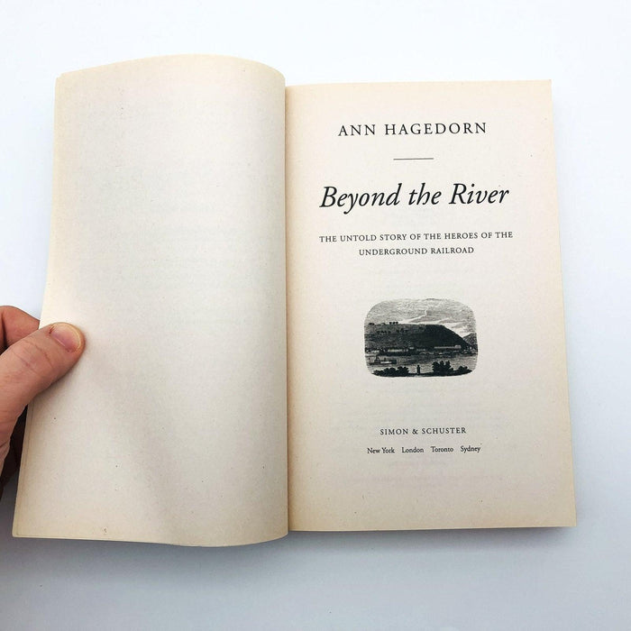 Beyond the River Paperback Ann Hagedorn 2002 Underground Railroad Ohio J Rankin 6