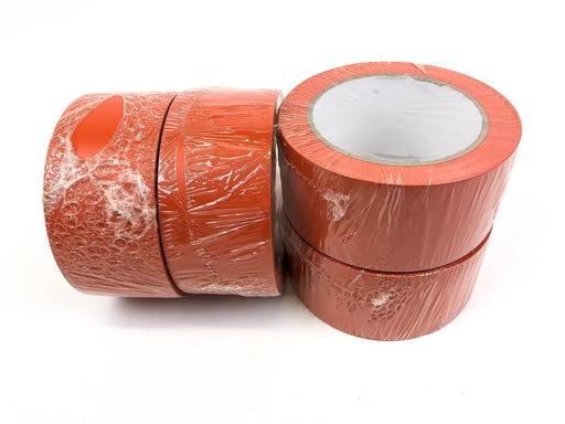 Vinyl Red Orange Floor Safety Marking Tape Roll 2 inch x 36 yds PVC 5MIL 4 Rolls 2