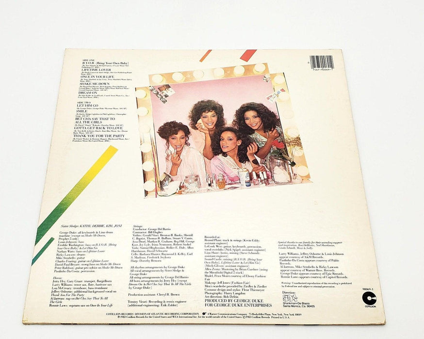 Sister Sledge Bet Cha Say That To All The Girls 33 RPM LP Record Cotillion 1983 2