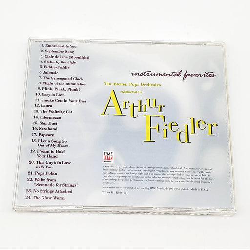 Arthur Fiedler Instrumental Favorites Album CD Time Life Music 1994 R986-04 2