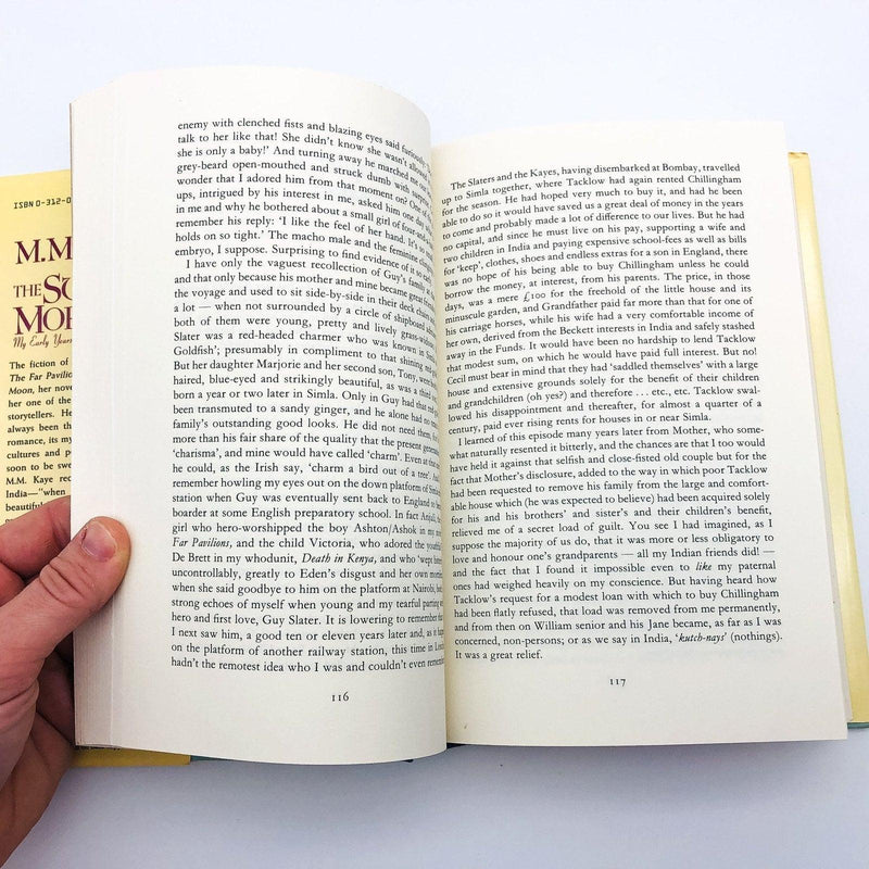 The Sun In The Morning Hardcover M M Kaye 1990 English Novelist India Travel 10