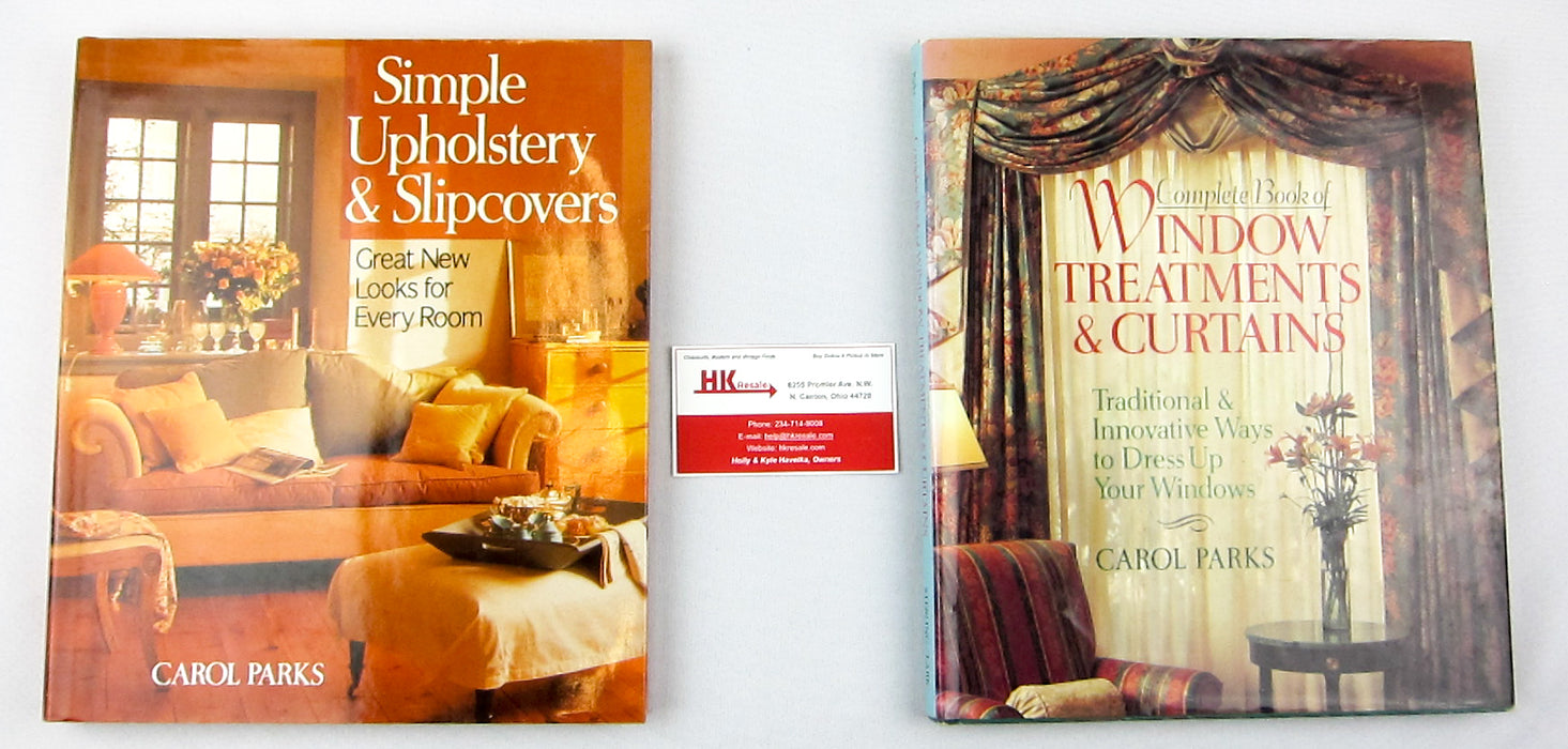 Book of Window Treatments & Simple Upholstery: Carol Parks, 1996 - Qty 2 | USED