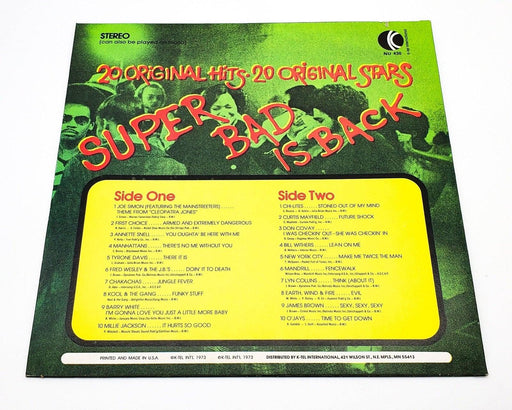Super Bad Is Back 33 RPM LP Record K-Tel International 1973 NU 430 2